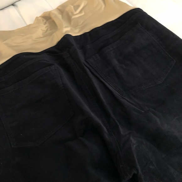 Navy Blue Maternity Cords - Picture 4 of 4